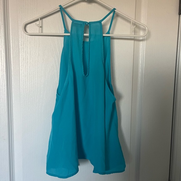 Light Blue Tee Spaghetti Straps - Picture 3 of 3